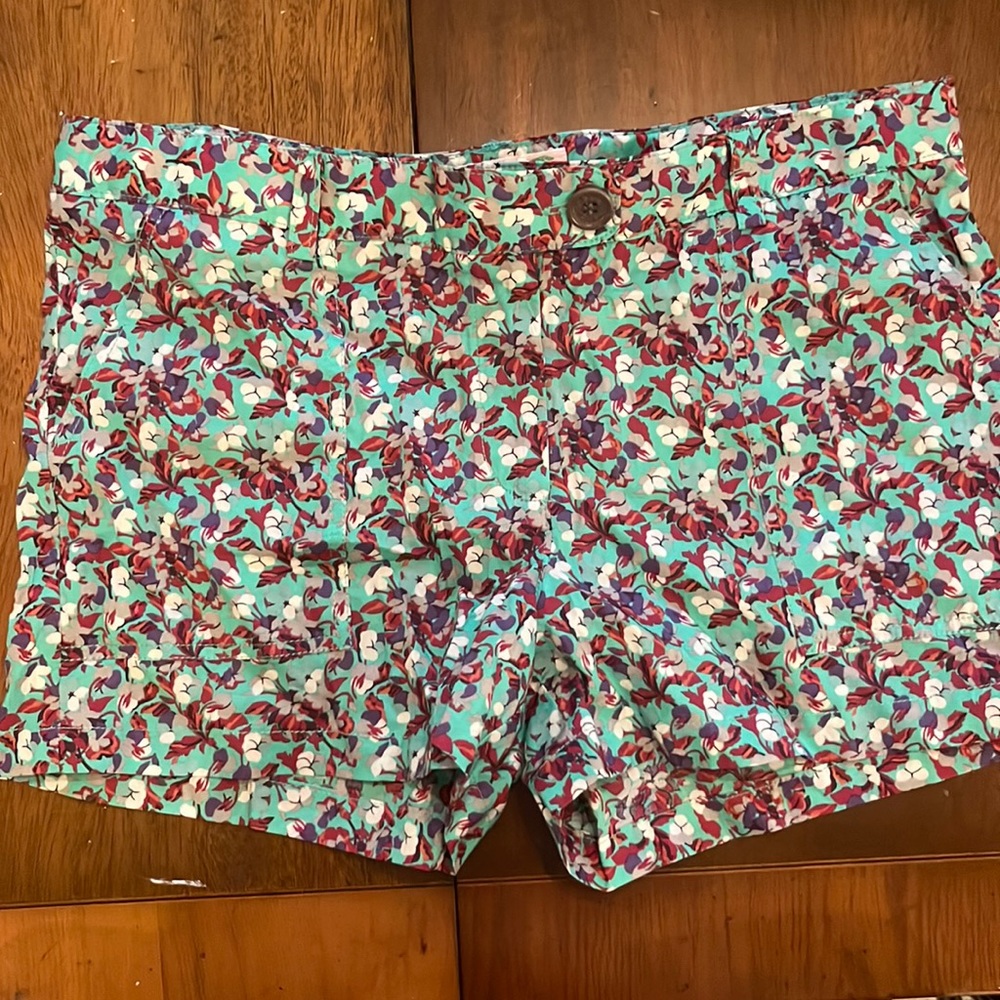 NWT Bonpoint cotton floral shorts. Size 12.